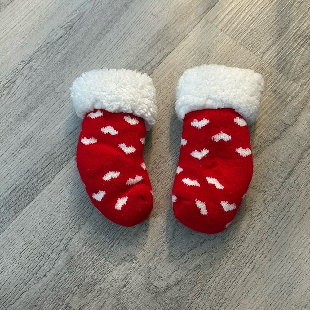 Sherpa Lined Baby Socks